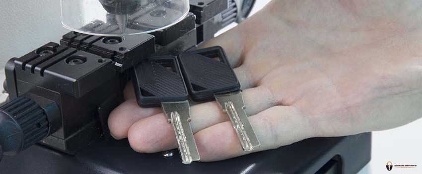 ADL-Production of home keys on a specialized vertical key machine