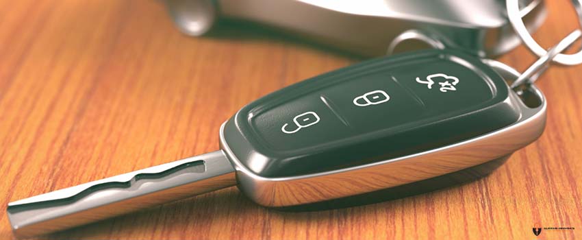ADL-car keys on a table